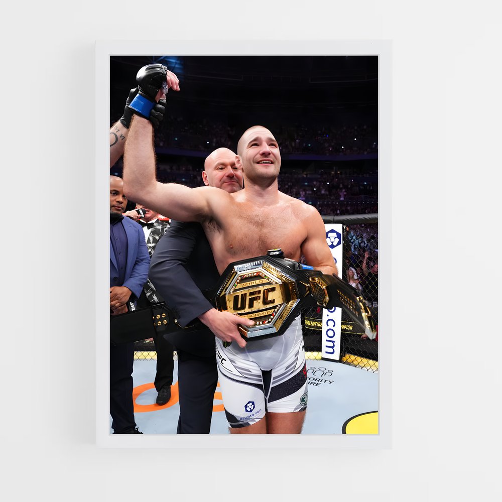 Poster Champion Déterminé – affiche MMA (vue 3)